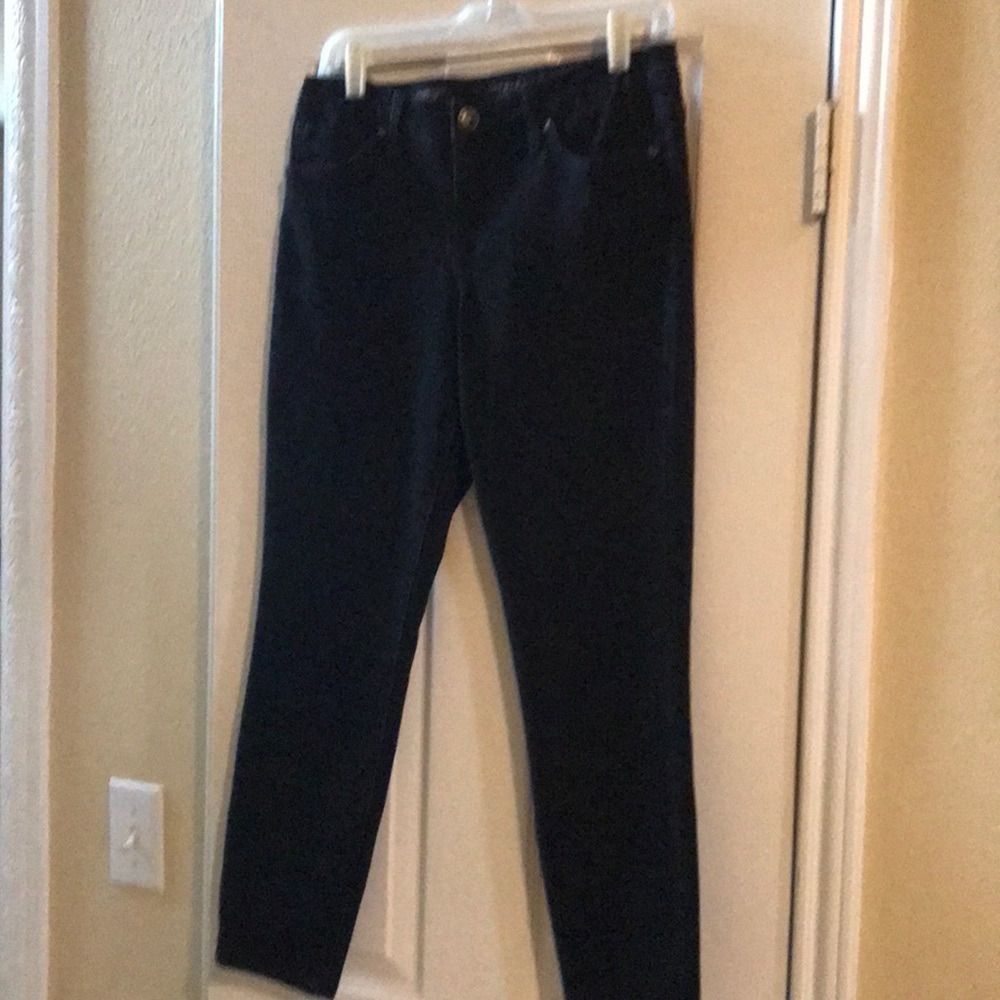 Nine West-Cigarette Fit/Skinny Leg-Black Jeans-8